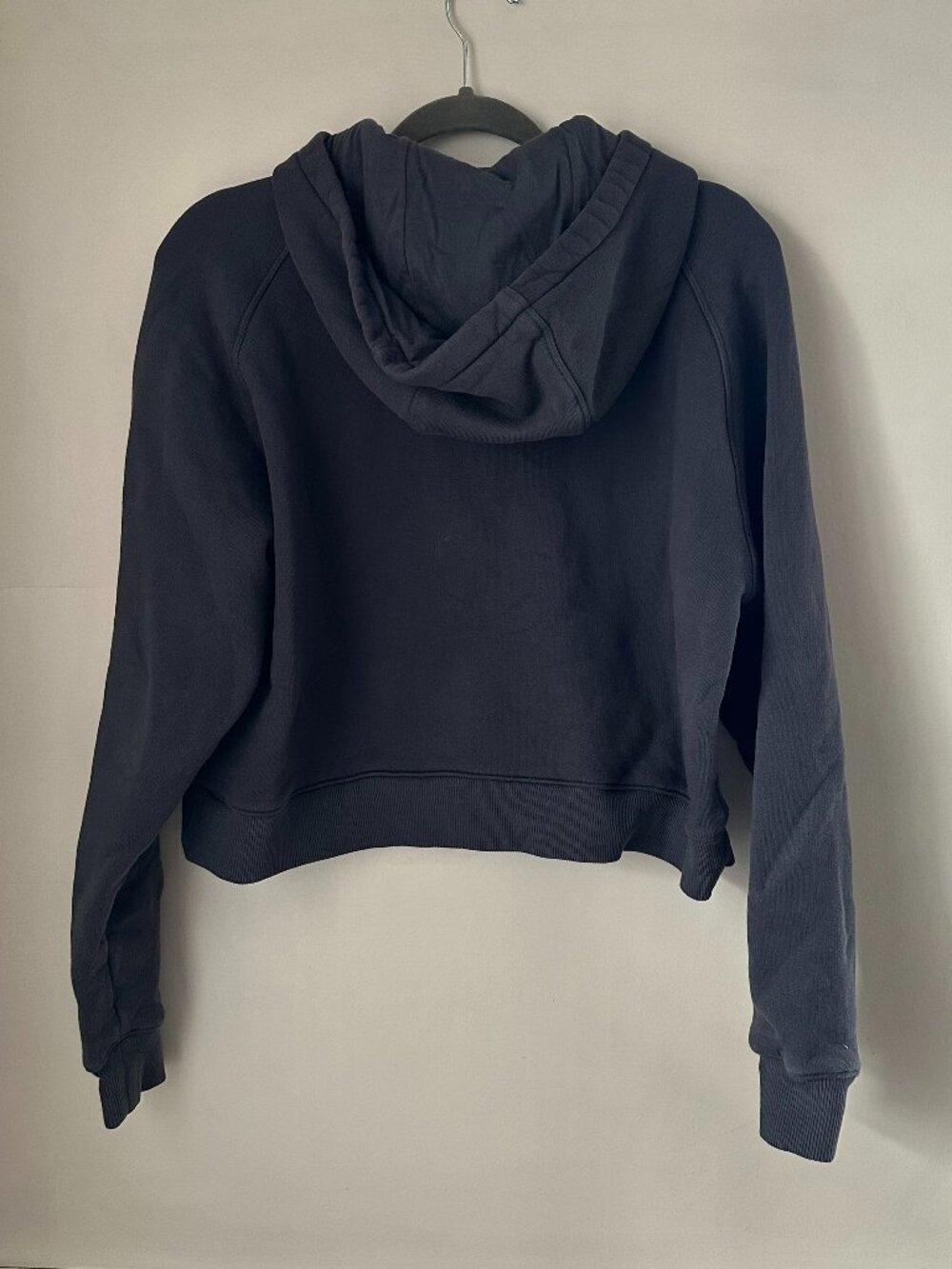 Outdoor Voices Grey Nimbus Cotton Cropped Hoodie - Picture 3 of 4